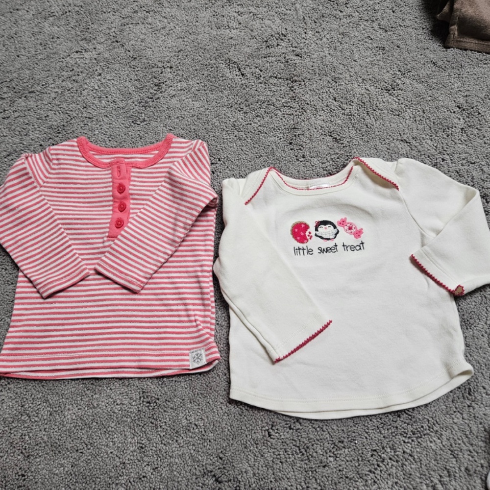 Large Lot 9 - 12 Months Baby Girl Clothes - Various Manufacturers Carters Harley - Picture 7 of 16
